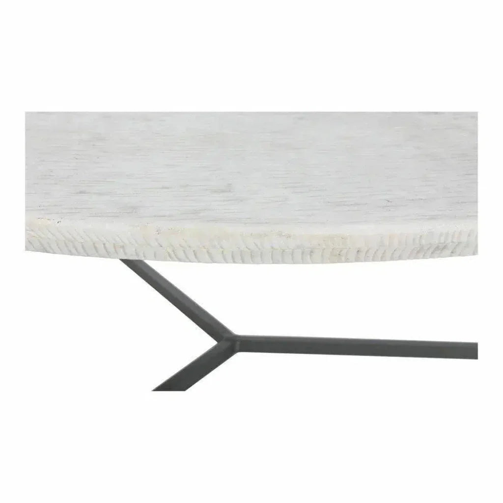 White Chloe Coffee Table for Living Room - LOOMLAN - Moe's Home - Coffee Tables