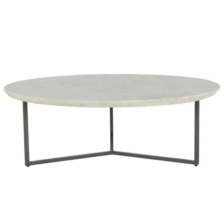 White Chloe Coffee Table for Living Room - LOOMLAN - Moe's Home - Coffee Tables