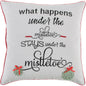 White Christmas Decorative Pillow Welted Isah - LOOMLAN - LOOMLAN - Throw Pillows