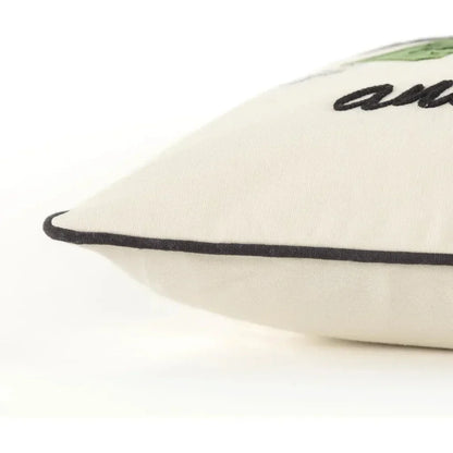 White Christmas Lumbar Pillow North Pole - LOOMLAN - LOOMLAN - Throw Pillows