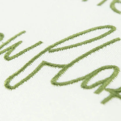 White Christmas Snowflakes Green Pillow Down Insert - LOOMLAN - LOOMLAN - Throw Pillows