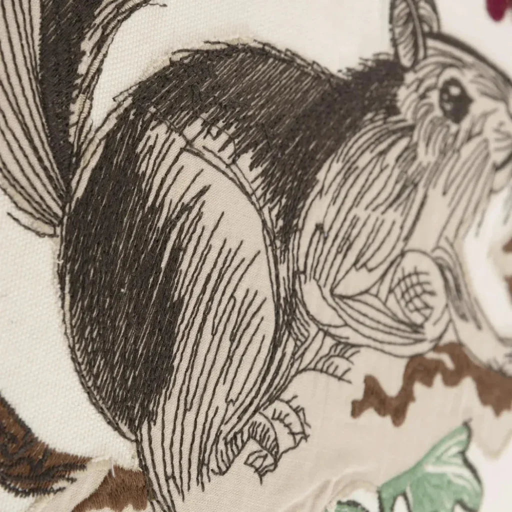 White Christmas Throw Pillow Down Insert Luna - LOOMLAN - LOOMLAN - Throw Pillows