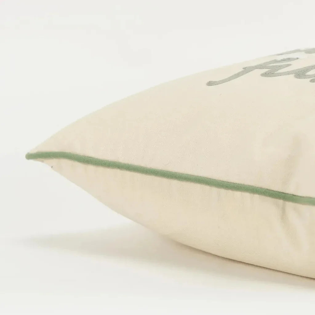 White Christmas Throw Pillow Down Insert Snow - LOOMLAN - LOOMLAN - Throw Pillows