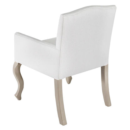 White Dining Armchair Pallais - LOOMLAN - Peninsula Home - Dining Chairs