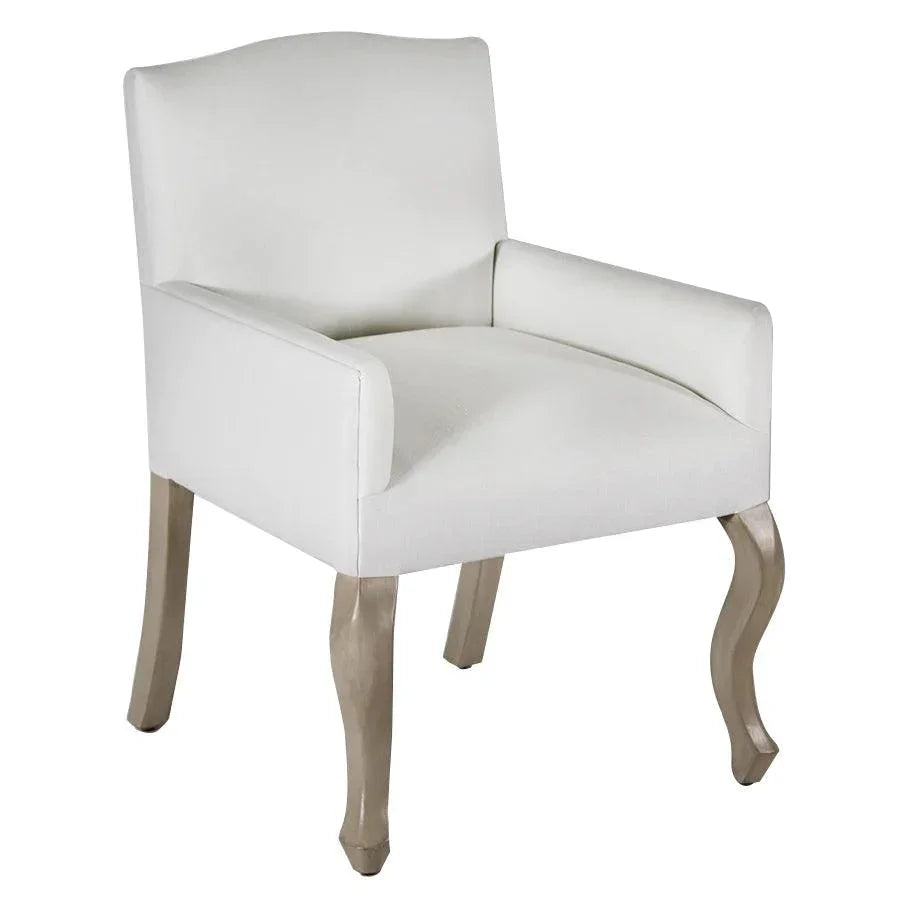 White Dining Armchair Pallais - LOOMLAN - Peninsula Home - Dining Chairs