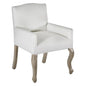 White Dining Armchair Pallais - LOOMLAN - Peninsula Home - Dining Chairs