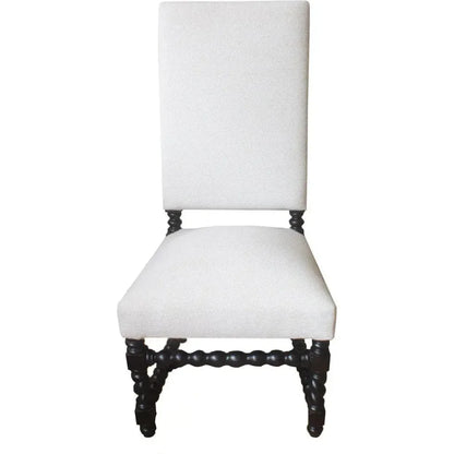 White Dining Chair Cordoba, Woolan Bleach - LOOMLAN - Peninsula Home - Dining Chairs