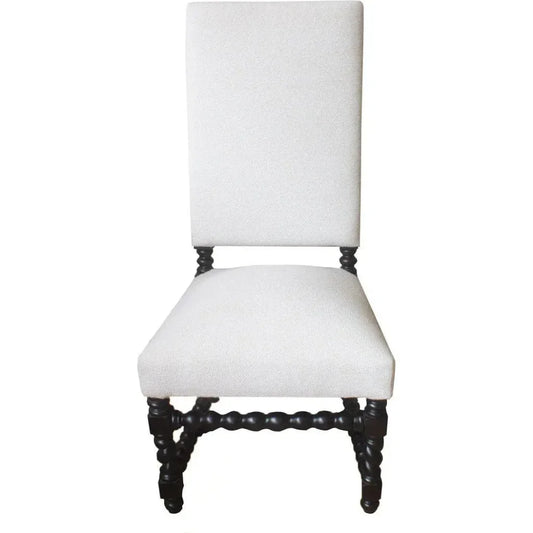 White Dining Chair Cordoba, Woolan Bleach - LOOMLAN - Peninsula Home - Dining Chairs