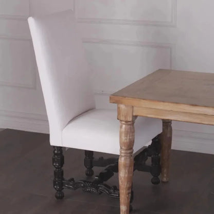 White Dining Chair Finisterra, Bae Porcelain - LOOMLAN - Peninsula Home - Dining Chairs
