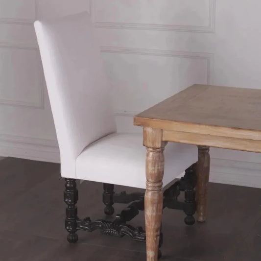 White Dining Chair Finisterra, Bae Porcelain - LOOMLAN - Peninsula Home - Dining Chairs