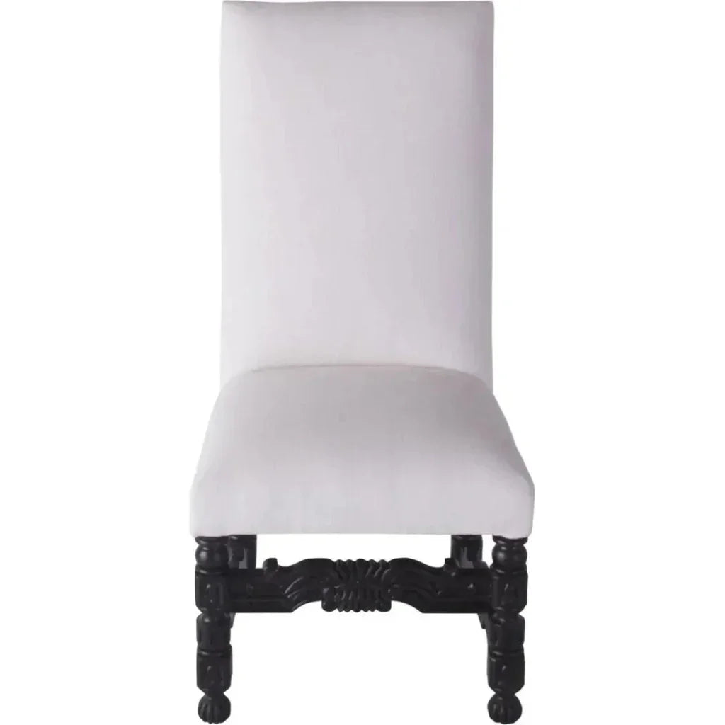 White Dining Chair Finisterra, Bae Porcelain - LOOMLAN - Peninsula Home - Dining Chairs