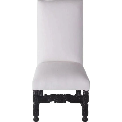 White Dining Chair Finisterra, Bae Porcelain - LOOMLAN - Peninsula Home - Dining Chairs
