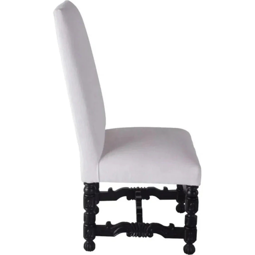 White Dining Chair Finisterra, Bae Porcelain - LOOMLAN - Peninsula Home - Dining Chairs