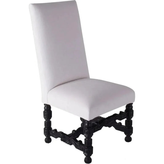 White Dining Chair Finisterra, Bae Porcelain - LOOMLAN - Peninsula Home - Dining Chairs