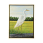 White Egret Oil Painting Artwork-Framed Wall Art-Chelsea House-LOOMLAN