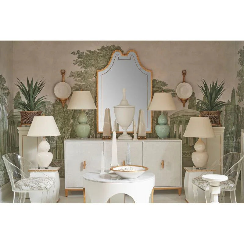 White Lacquered Wooden Drinks Table - LOOMLAN - Chelsea House - Side Tables