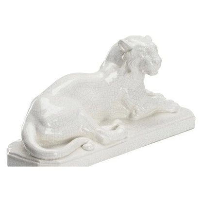 White Lions Looked Sculpture (Pr) - LOOMLAN - Chelsea House - Statues & Sculptures