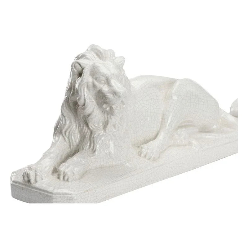 White Lions Looked Sculpture (Pr) - LOOMLAN - Chelsea House - Statues & Sculptures
