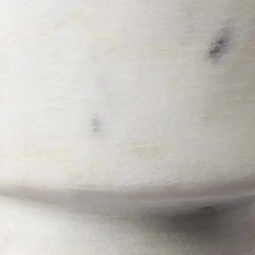 White Marble Apollo Candleholder - LOOMLAN - Jamie Young - Candle Holders