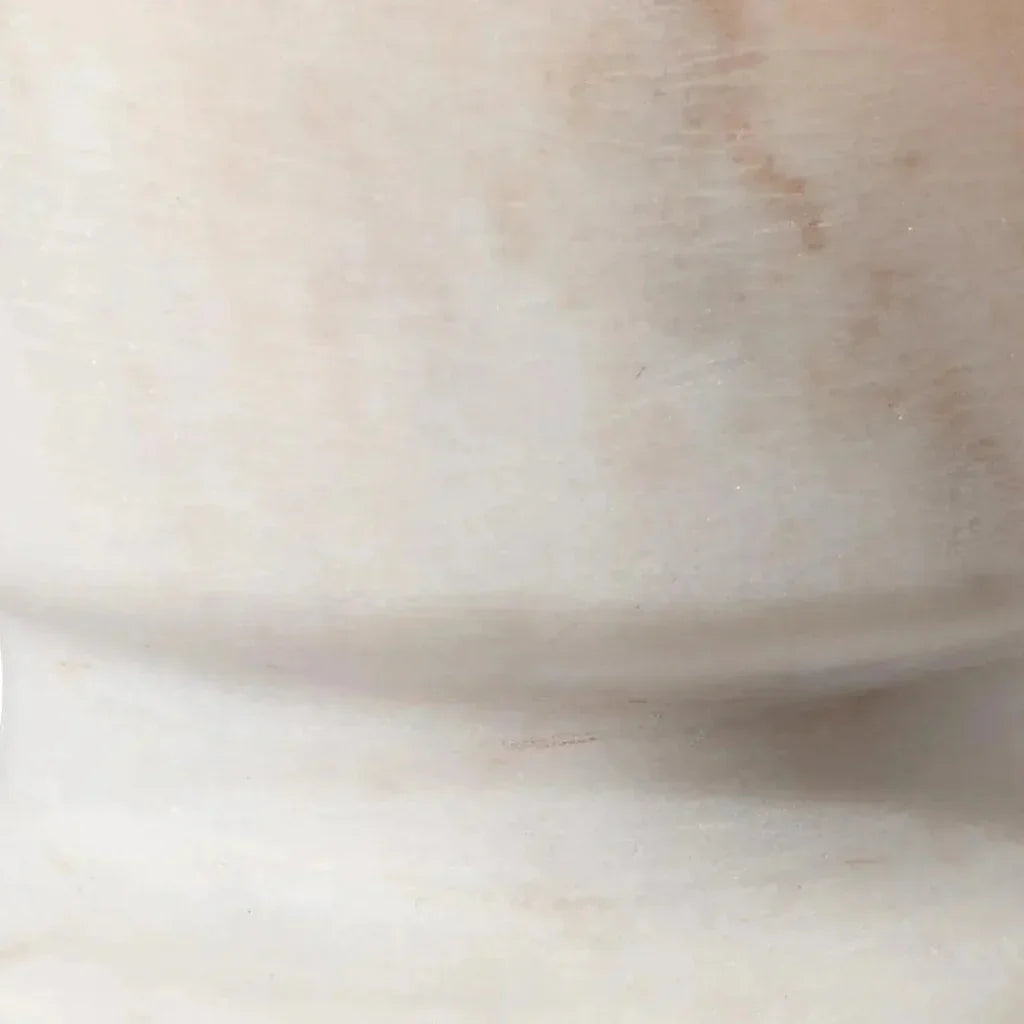 White Marble Daphne Candleholder - LOOMLAN - Jamie Young - Candle Holders