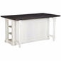 White Modern Kitchen Island Bar Table - LOOMLAN - Sunny D - Bar Tables