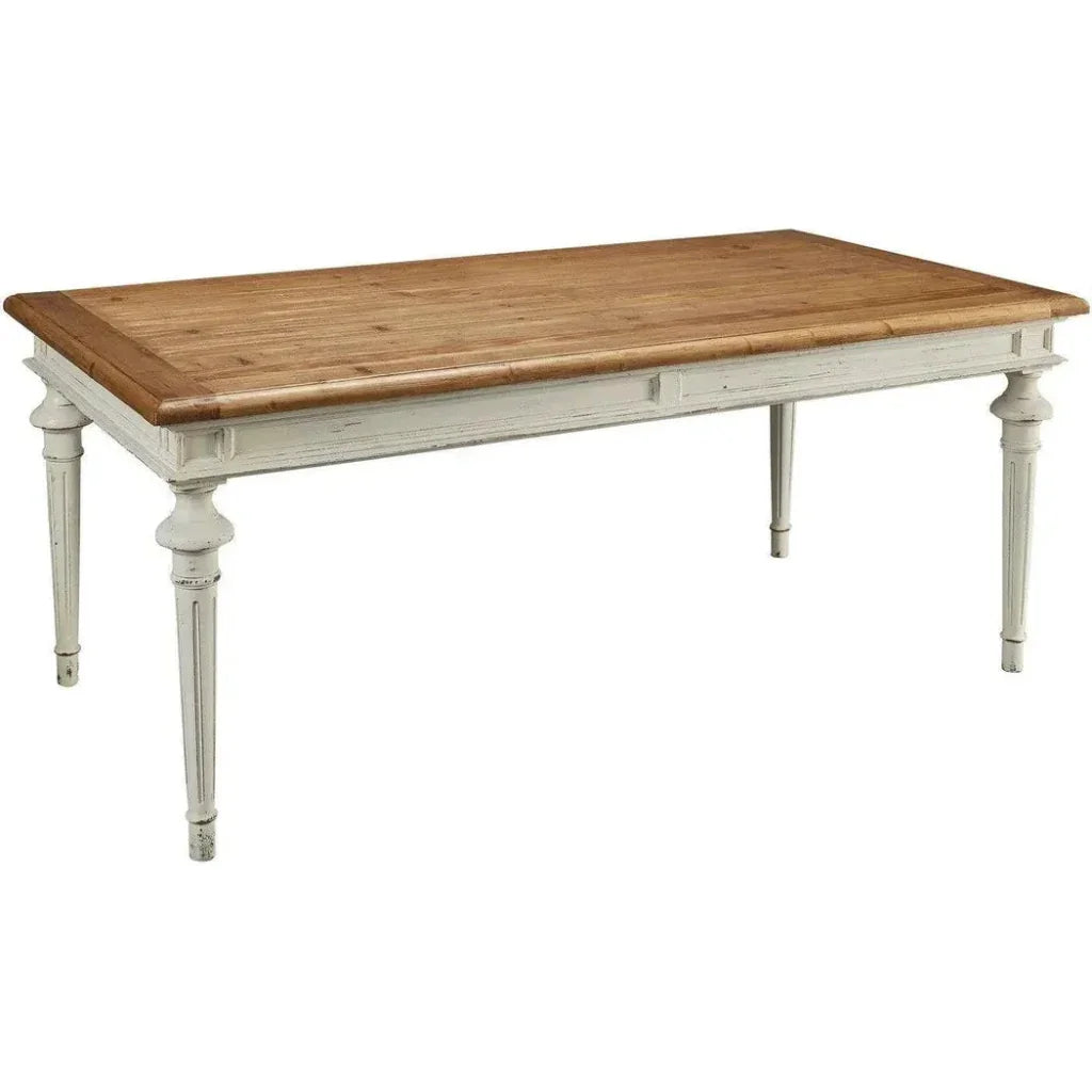 White Piccolo Table-Dining Tables-Furniture Classics-LOOMLAN