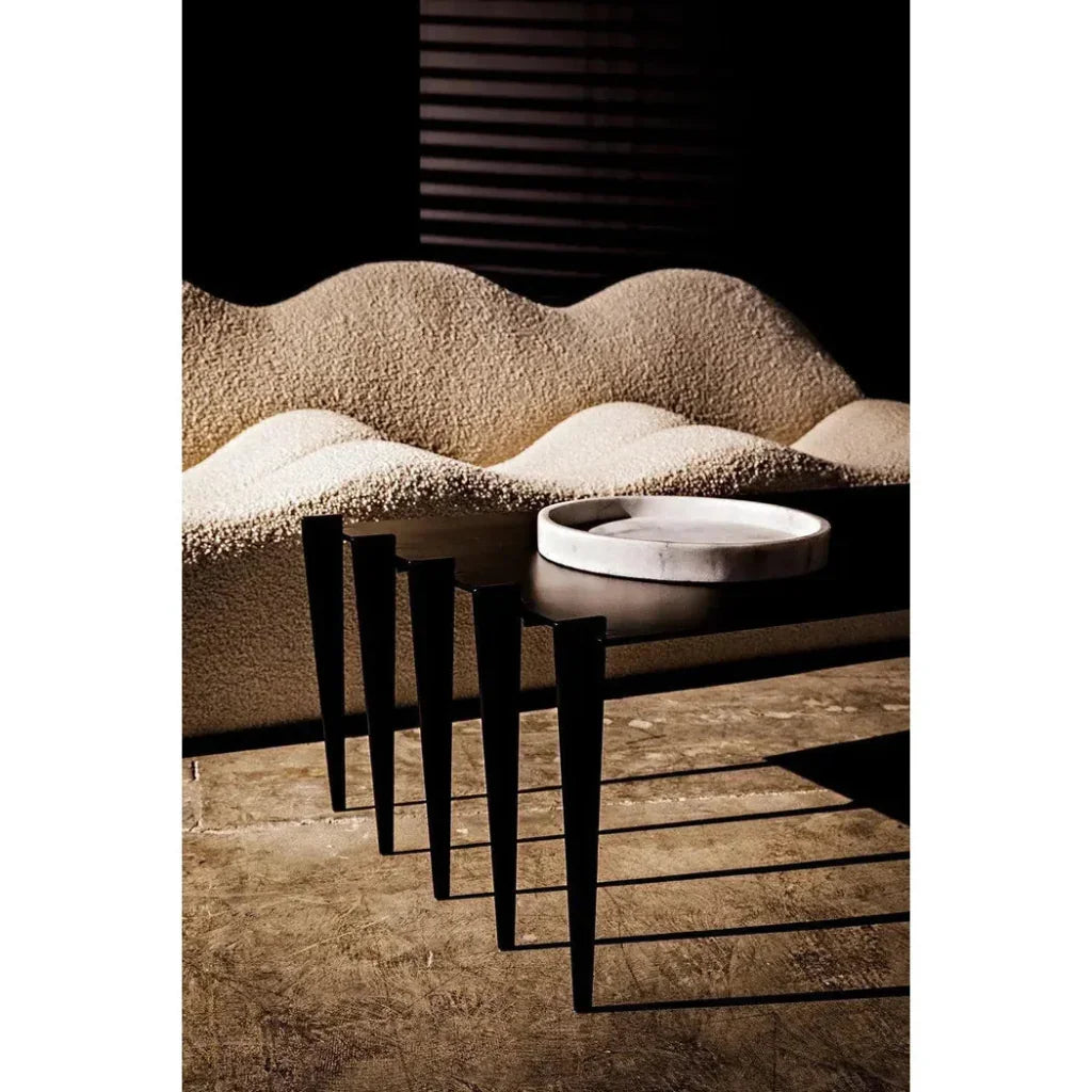 White Round Marble Tray