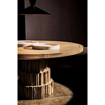 White Round Marble Tray