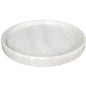 White Round Marble Tray