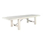White Sand Extension Table White-Dining Tables-Sunny D-LOOMLAN