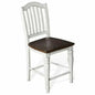 White Seat Slatback Counter Stool - LOOMLAN - Sunny D - Counter Stools