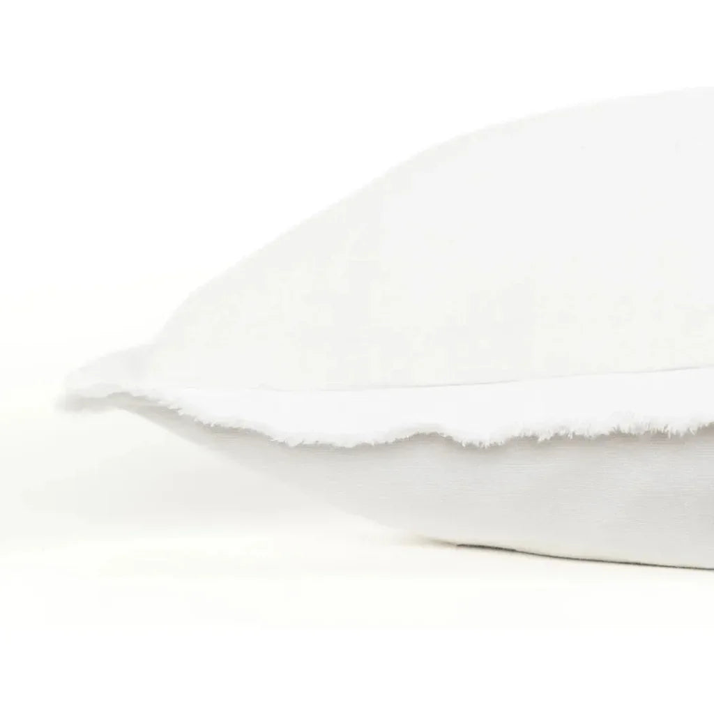 White Skye Words Decorative Pillows Down Insert - LOOMLAN - LOOMLAN - Throw Pillows