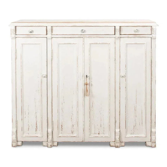 White Swan Tall Sideboard - LOOMLAN - Sarreid - Sideboards