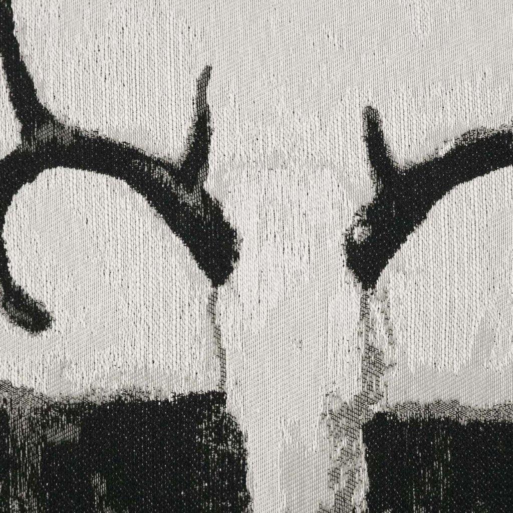 White Tail Handmade Cotton Throw Pillow - LOOMLAN - D.V. Kap - Throw Pillows