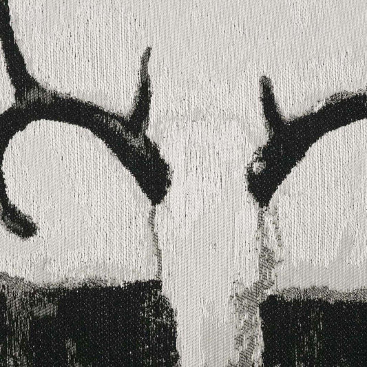 White Tail Handmade Cotton Throw Pillow - LOOMLAN - D.V. Kap - Throw Pillows