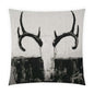 White Tail Handmade Cotton Throw Pillow - LOOMLAN - D.V. Kap - Throw Pillows