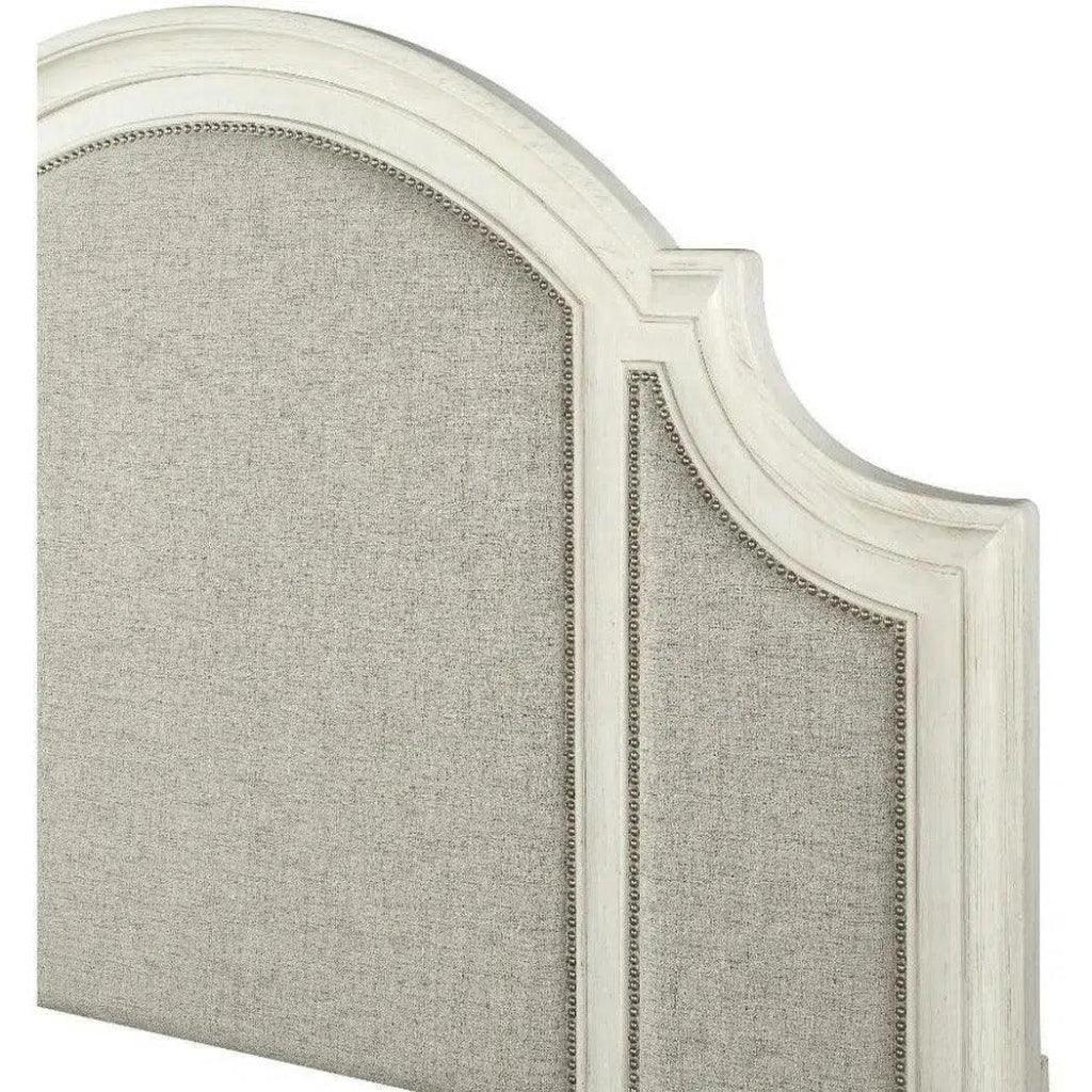 White Two - Tone Arched Headboard Bed Frame - LOOMLAN - Panama Jack - Beds