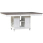 White Two - Tone Counter Dining Table Storage - LOOMLAN - Panama Jack - Counter Tables