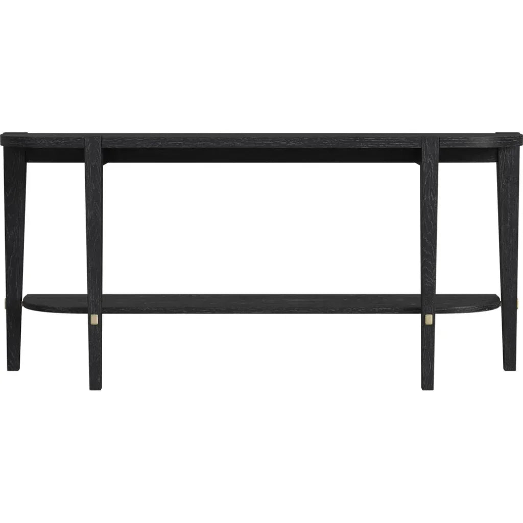 Whitfield Wood Black Sofa Table - LOOMLAN - Bassett Mirror - Console Tables