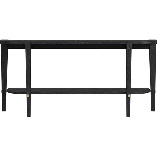 Whitfield Wood Black Sofa Table - LOOMLAN - Bassett Mirror - Console Tables