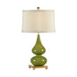 Whitney Glazed Ceramic Table Lamp - LOOMLAN - Wildwood - Table Lamps
