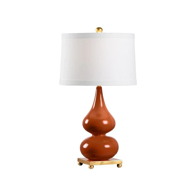 Whitney Glazed Ceramic Table Lamp - LOOMLAN - Wildwood - Table Lamps