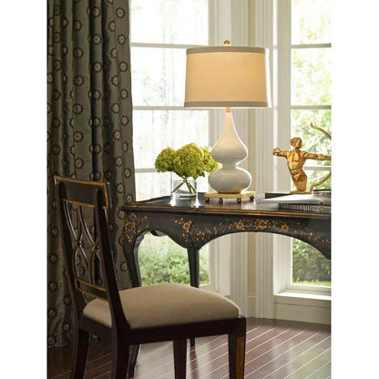 Whitney Glazed Ceramic Table Lamp - LOOMLAN - Wildwood - Table Lamps