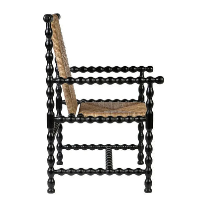 Wichita Handwoven Rush Occasional Chair - LOOMLAN - Furniture Classics - Accent Chairs