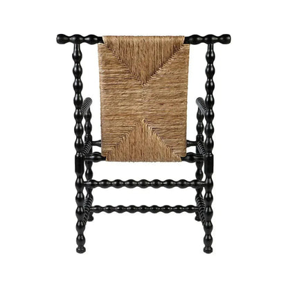 Wichita Handwoven Rush Occasional Chair - LOOMLAN - Furniture Classics - Accent Chairs