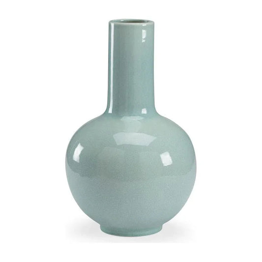 Wicker Porcelain Round Vase - LOOMLAN - Chelsea House - Vases & Jars