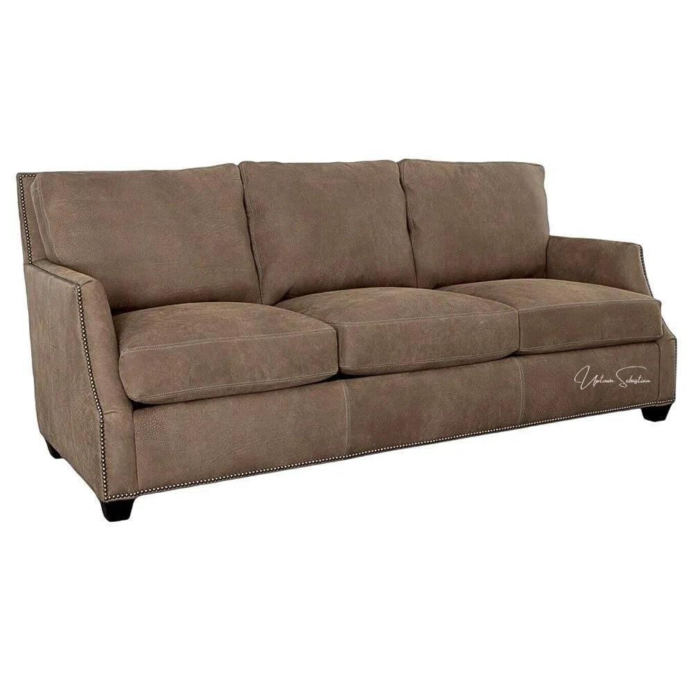 Wild Life Leather Sofa, Wrangled in the USA - LOOMLAN - Uptown Sebastian - Sofas & Loveseats