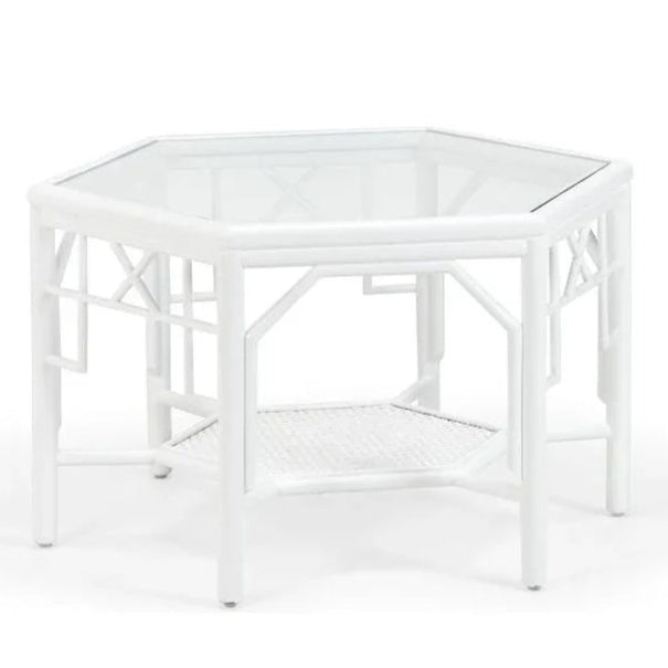 Wild Palm Rattan Framed Cocktail Table - LOOMLAN - Wildwood - Coffee Tables