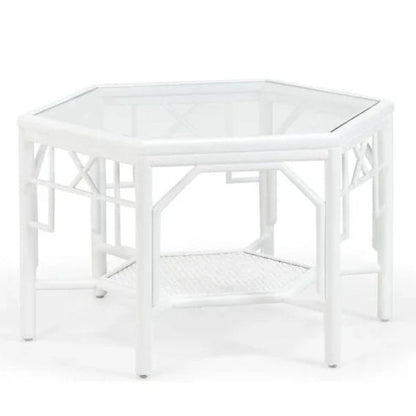 Wild Palm Rattan Framed Cocktail Table - LOOMLAN - Wildwood - Coffee Tables