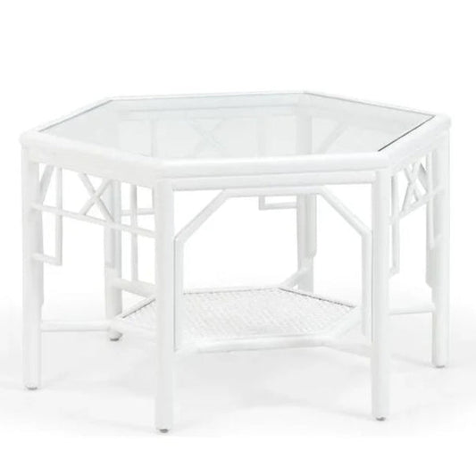 Wild Palm Rattan Framed Cocktail Table - LOOMLAN - Wildwood - Coffee Tables